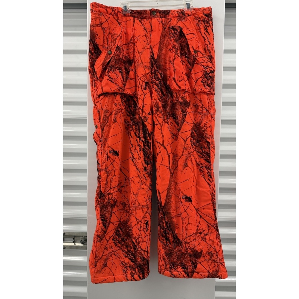 Mount'n Prairie Outdoor Pants Blaze Orange Naked North Insulated Camo Hunter XXL